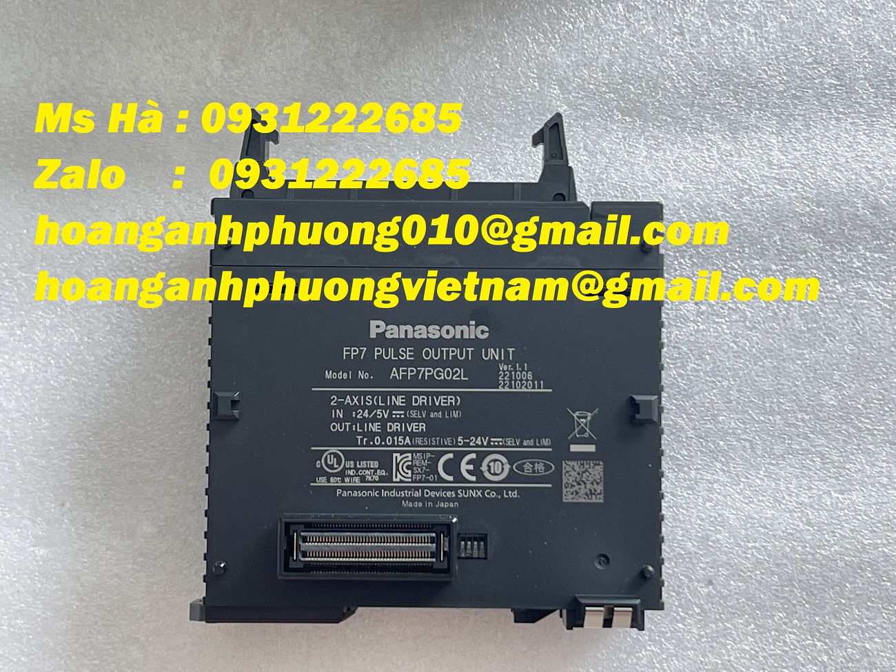 Pulse output units AFP7PG02L panasonic series FP7 giá rẻ